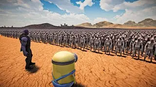 THANOS & MINION VS 1,000,000 ZOMBIES - Ultimate Epic Battle