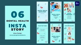 Dental Health Minimal Instagram Story Premier Pro Template