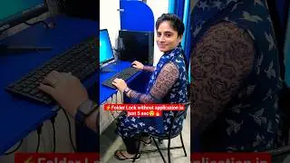 Folder lock🔥without application in just 5 sec😲 