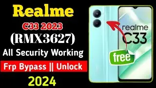 Realme C33 2023 (RMX3627) Frp Bypass | New Security 2024 | Android 13 Update (SPD Tool) 100% Working