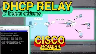 Dhcp relay cisco router, setting ip helper address, ip helper address dhcp server, dhcp relay cisco