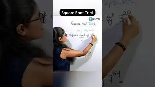 Square Root Trick #squareroot #squaretrick #mathstrick #shorttrick #shortvideo #shorts