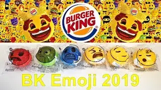 NEW Burger King EMOJI cushions 2019 King jr. Meal NoBully campain