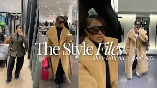 The Style Files: Shopping Vlog (and good eats) | H&M, Zara, Aritzia, Balenciaga, Adidas, FashionNova