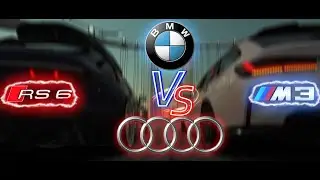 BMW M3 Touring v Audi RS6: DRAG RACE