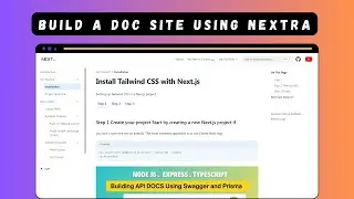 Build a Pro Documentation Site with Nextra: A Step-by-Step Tutorial