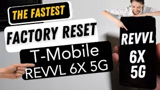 Factory Reset T-Mobile REVVL 6X 5G - Hard Reset - Wipe & Clean Before You Recycle ♻️