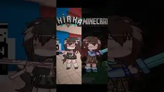 My personality on different Games | Kirka.io Vs Minecraft| #minecraft #shorts #gacha