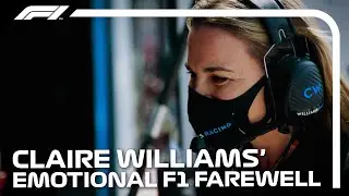 Claire Williams Emotional Formula 1 Farewell