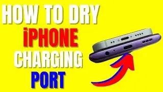 How to Dry iPhone Charging Port (2024)