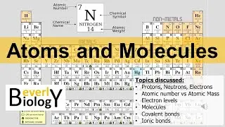 Atoms and Molecules (ionic vs covalent bonds)