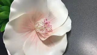 Делаем цветок яблони из изолона | DIY Sakura