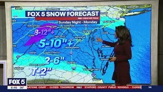 DMV braces for overnight snow storm; up to 10