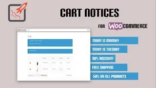 WOOCOMMERCE CART NOTICES