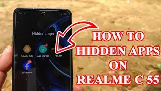 How to Hide apps in Realme  C55