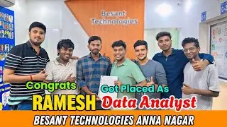 Data Analyst placed student review|Best software institute in chennai|Besant Technologies Anna Nagar