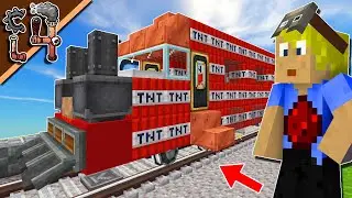 TNT-ZUG PRANK geht NACH HINTEN LOS! Minecraft Create 4 #36