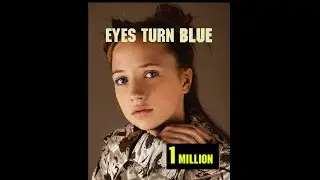 Eyes Turn Blue #photoshop #shortvideo #photography #shorts_