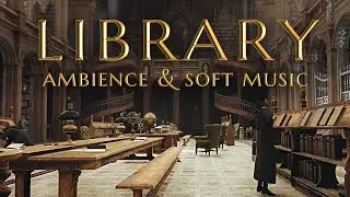 Relaxing in the Library 📚 Ambience & Soft Music | Hogwarts Legacy