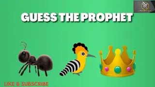 Guess the Prophet by Emoji || Islamic knowledge without music