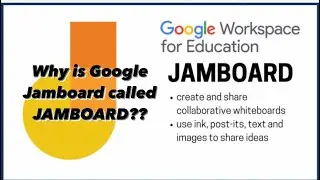 Why is Google Jamboard called Jamboard? 