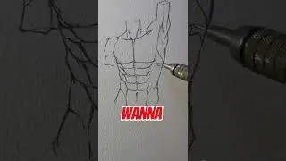 How to draw muscles || jamarron