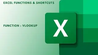 Excel VLOOKUP Function | Excel Function | #Excel #ExcelTutorial #ExcelForBeginners