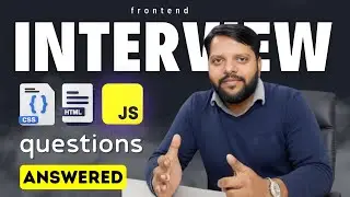 Top HTML, CSS, JavaScript Interview Questions answered for Frontend Developers! 🌟#frontend