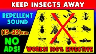 ANTI INSECTS REPELLENT SOUND ⛔🦟 KEEP INSECTS AWAY - ULTRASONIC SOUND