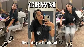 GRWM: First Day of School Junior Year + School Vlog 2022 || AMIRO Beauty