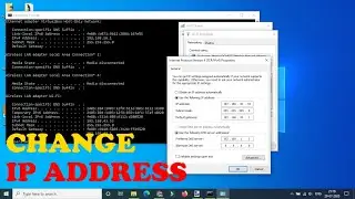 How To Change IP Address Of compuer / Laptop | Change Static IP Address