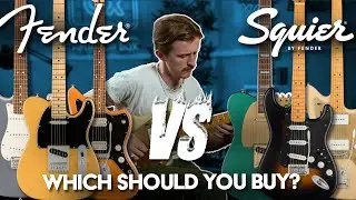 Fender Vs Squier! Which Should YOU Buy? | 40th Anniversary Vintage Edition