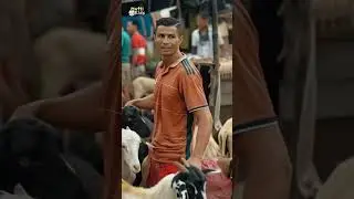 Ketika Messi & Ronaldo pensiun dari sepakbola, memilih jualan kembing kurban #komedilucu #iduladha