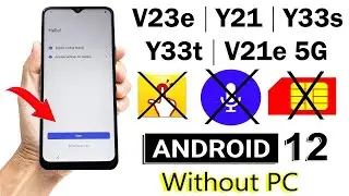 Vivo Y21 Frp Bypass Android 12 Y20s,Y20g,Y20a,Y20i Frp Unlock New method Latest  Without Pc 2022