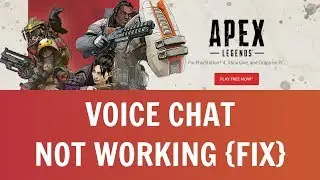 How To Fix Apex Legends Voice Chat PC, PS4 & Xbox!! (Voice Chat Not Working Fix)