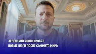 Зеленский анонсировал новые шаги после Саммита мира