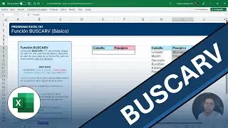 [Excel 1a1] Clase: Función BUSCARV - Básico con ejemplos ✅