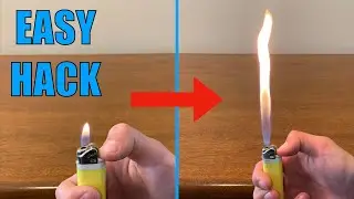 How To Turn A Lighter Into A FLAMETHROWER!