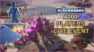 Scavengers 4000 Players Sliding and Fighting Together on ScavLab Event