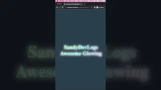 Glowing Text Effects with HTML and CSS | Web Development