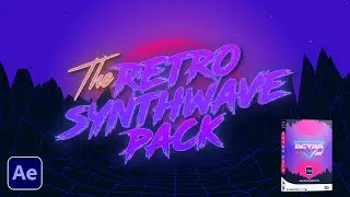 Retro Pack Promo | 400+ Retro Synthwave 80s Templates for After Effects