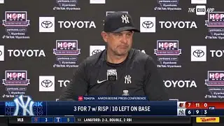 Aaron Boone on the Yankees 7-6 loss to the Orioles