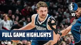 Luka Doncic (40 points, triple-double) Highlights vs. Portland Trail Blazers | 12/16/23