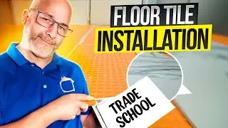 Work With Me Live: How To Install Floor Tile!