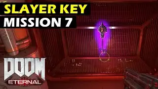 How to get the Slayer Key in Mission 7 Mars Core | Doom Eternal