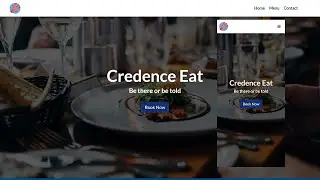 Bootstrap 5 Restaurant Website - HTML and CSS