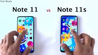 Xiaomi Redmi Note 11 vs Note 11s - SPEED TEST