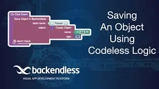 Saving an object in Backendless database using Codeless