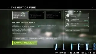 Aliens: Fireteam Elite - THE GIFT OF FIRE - RECON