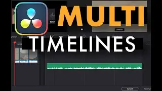 MULTIPLE TIMELINES in 1 Project | Davinci Resolve 18 5